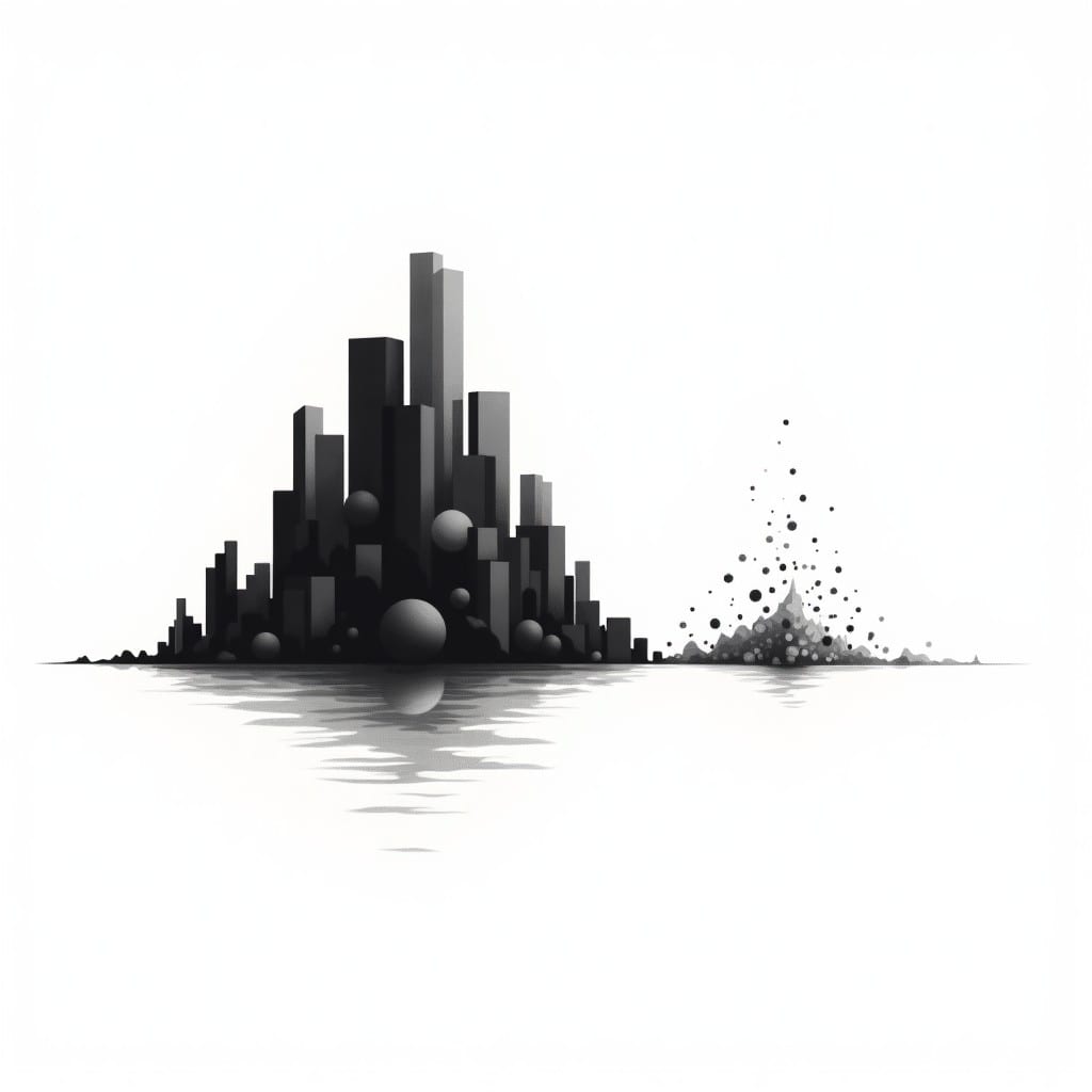 Editorial illustration generated for The Climate Brief.